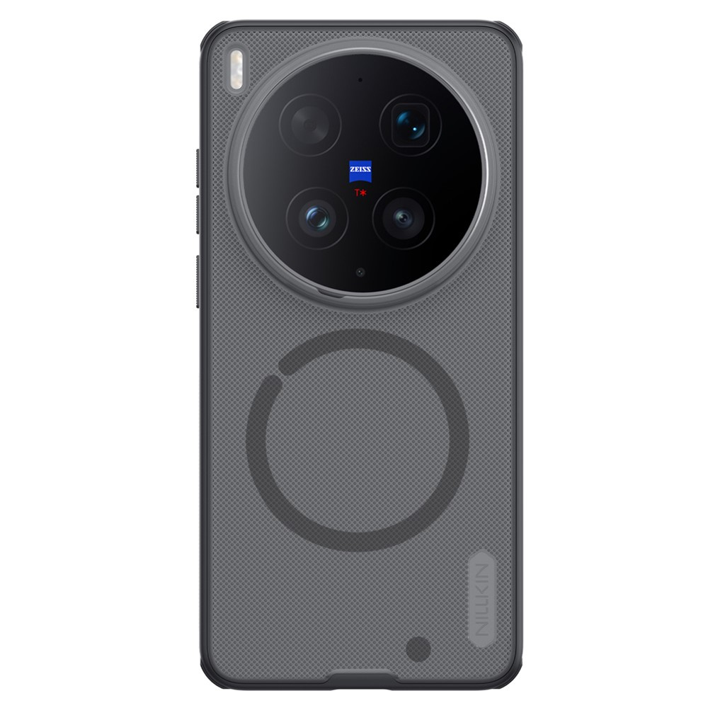 Nillkin Schutzhülle Für Vivo X300 Ultra, Super Frosted Shield Case Magsafe, Transparent Schwarz