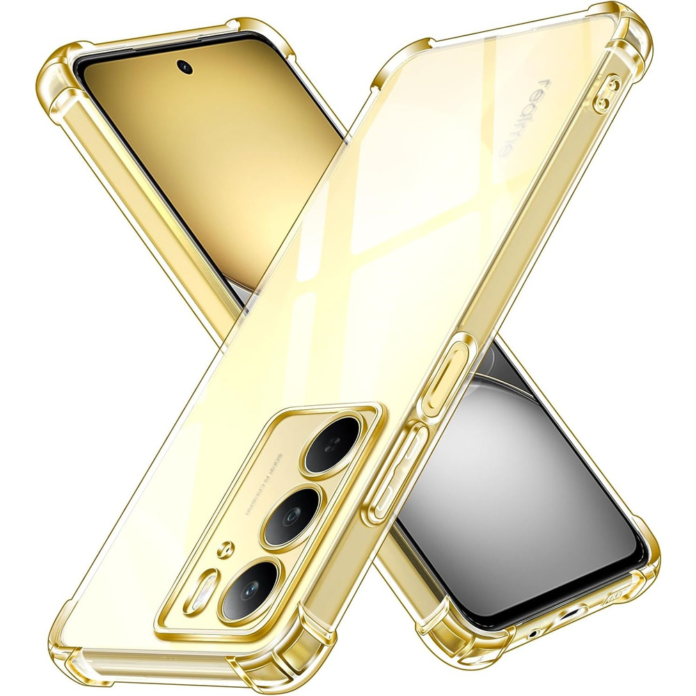 Schutzhülle Für Realme 14x / Realme C75, Stoßfest, Transparent