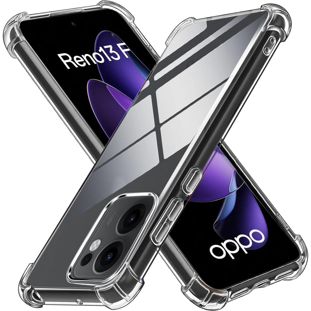 Schutzhülle Für Oppo Reno 13f / Oppo Reno 13fs, Stoßfest, Transparent