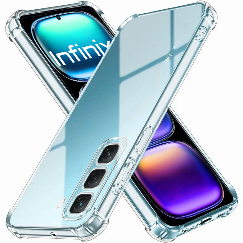 Schutzhülle Für Infinix Hot 50 Pro 4g, Stoßfest, Transparent