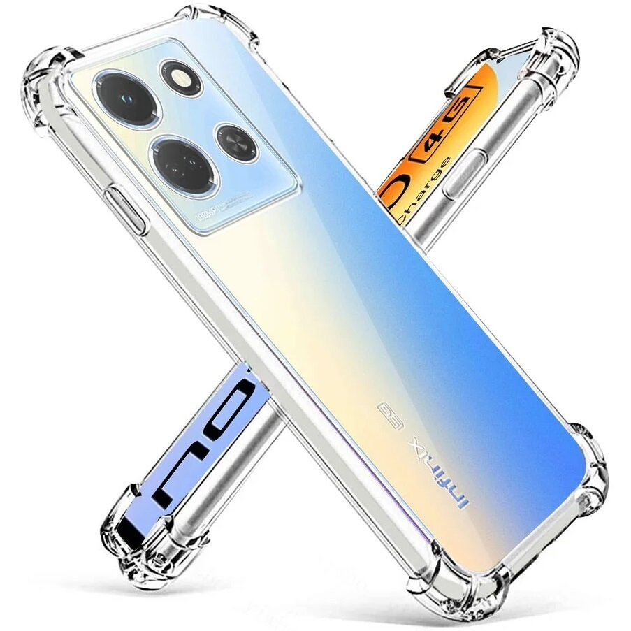 Schutzhülle Für Infinix Note 30 5g, Stoßfest, Transparent