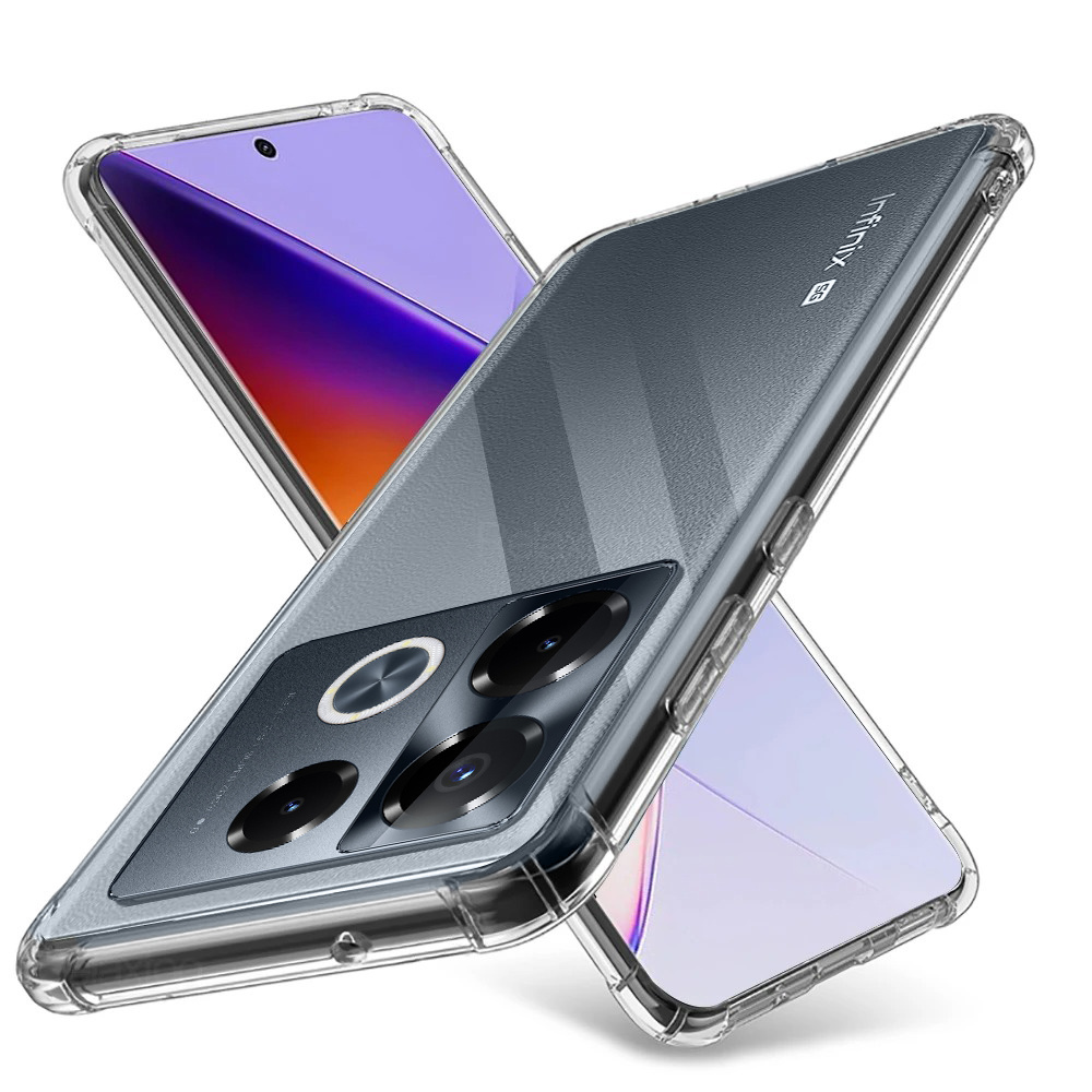 Schutzhülle Für Infinix Note 40 Pro Plus, Stoßfest, Transparent