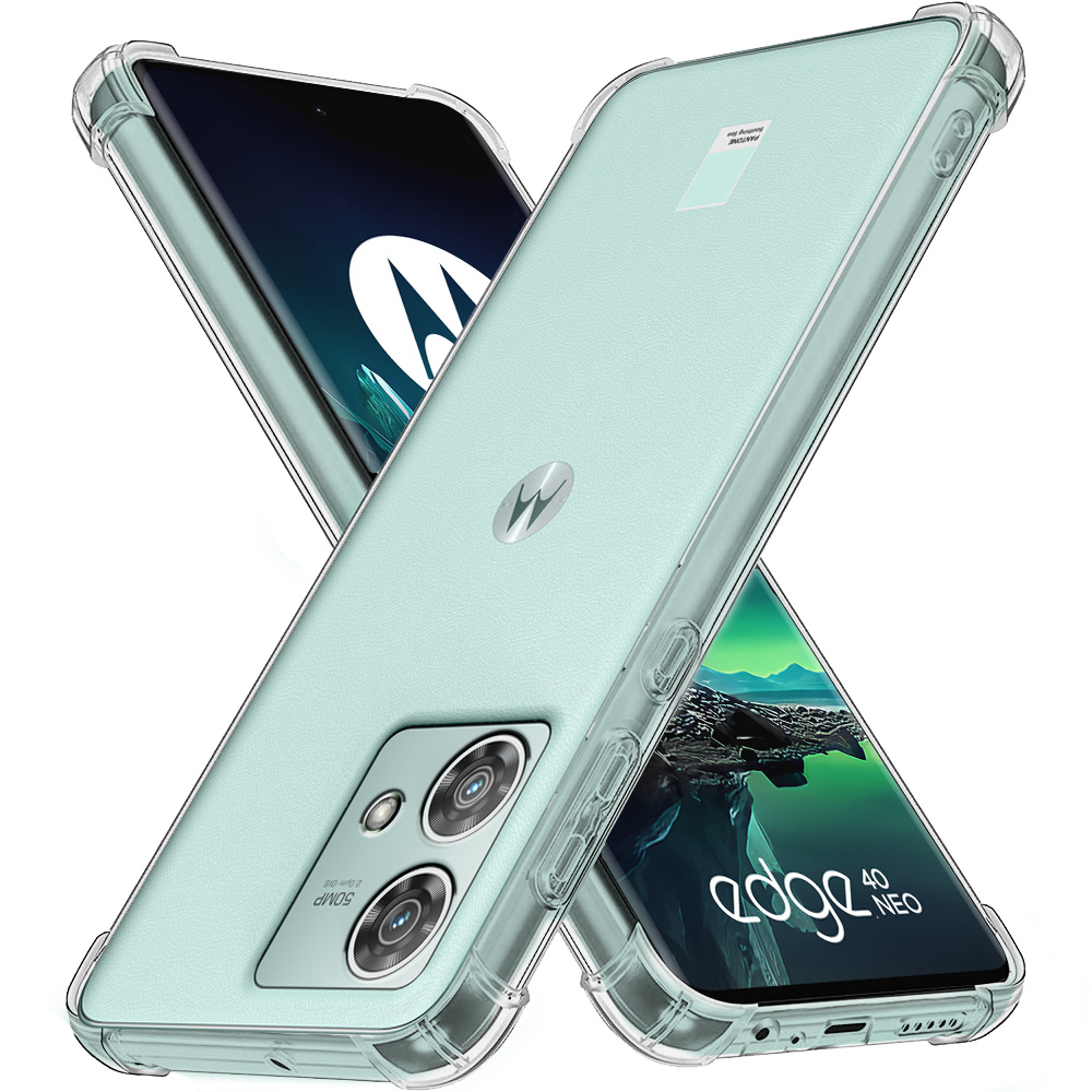 Schutzhülle Für Motorola Edge 40 Neo, Stoßfest, Transparent