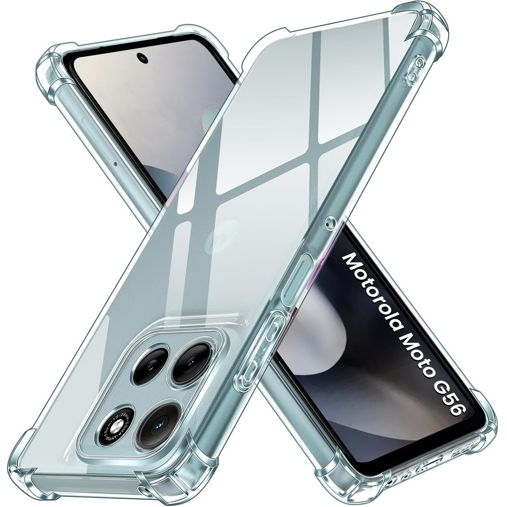Schutzhülle Für Motorola Moto G56 5g, Stoßfest, Transparent