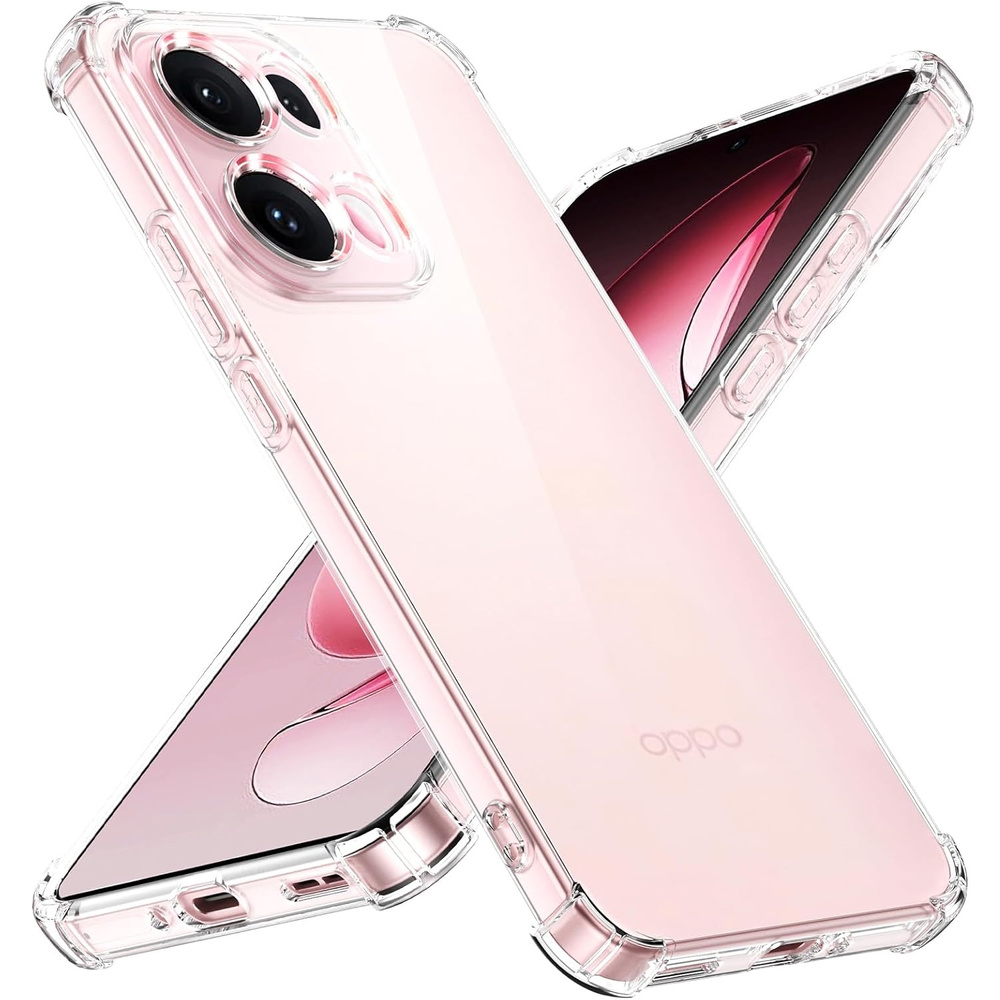 Oppo Reno 13 Pro Hülle, Stoßfest, Transparent