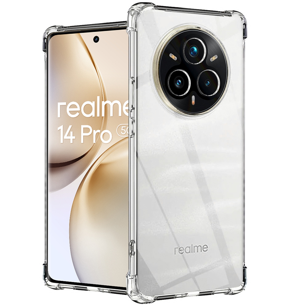Realme 14 Pro 5g Hülle, Stoßfest, Transparent