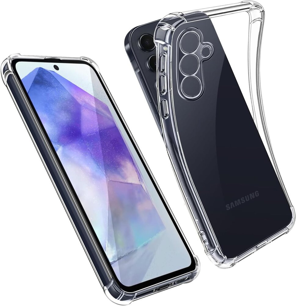 Schutzhülle Für Samsung Galaxy M55 5g, Stoßfest, Transparent