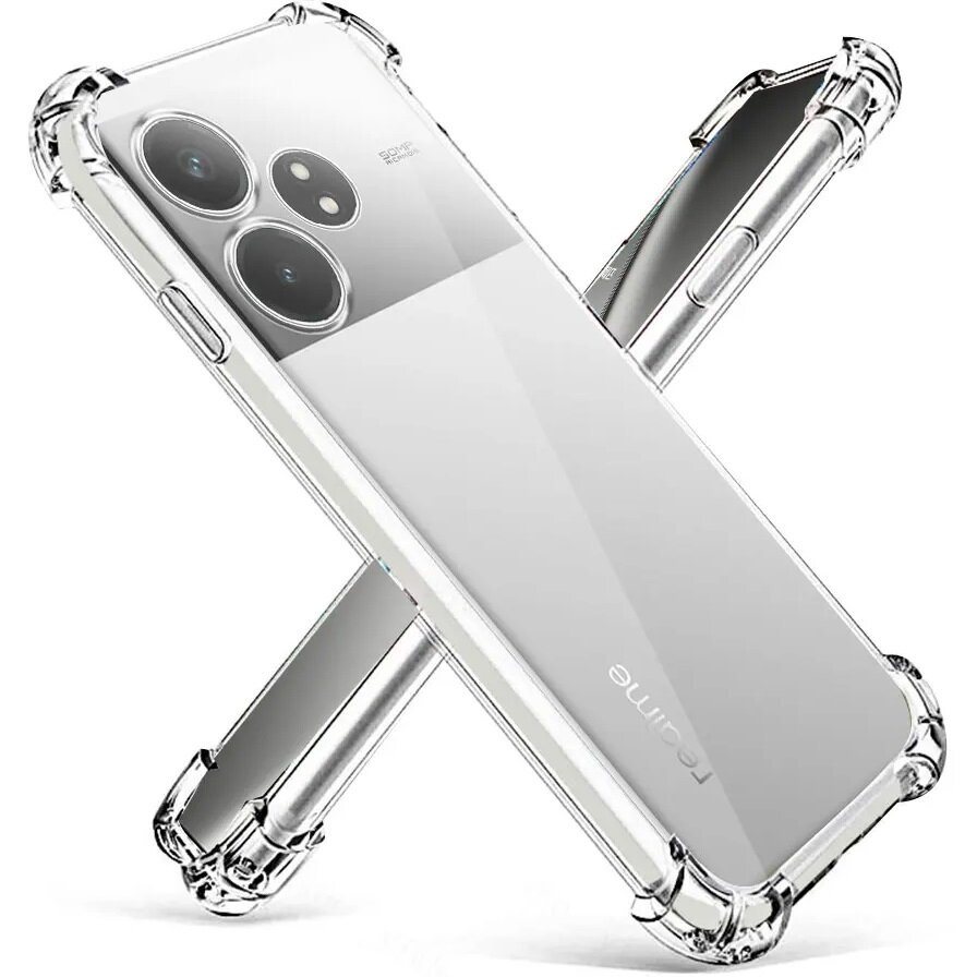 Schutzhülle Für Realme Gt 6 / 6t, Stoßfest, Transparent