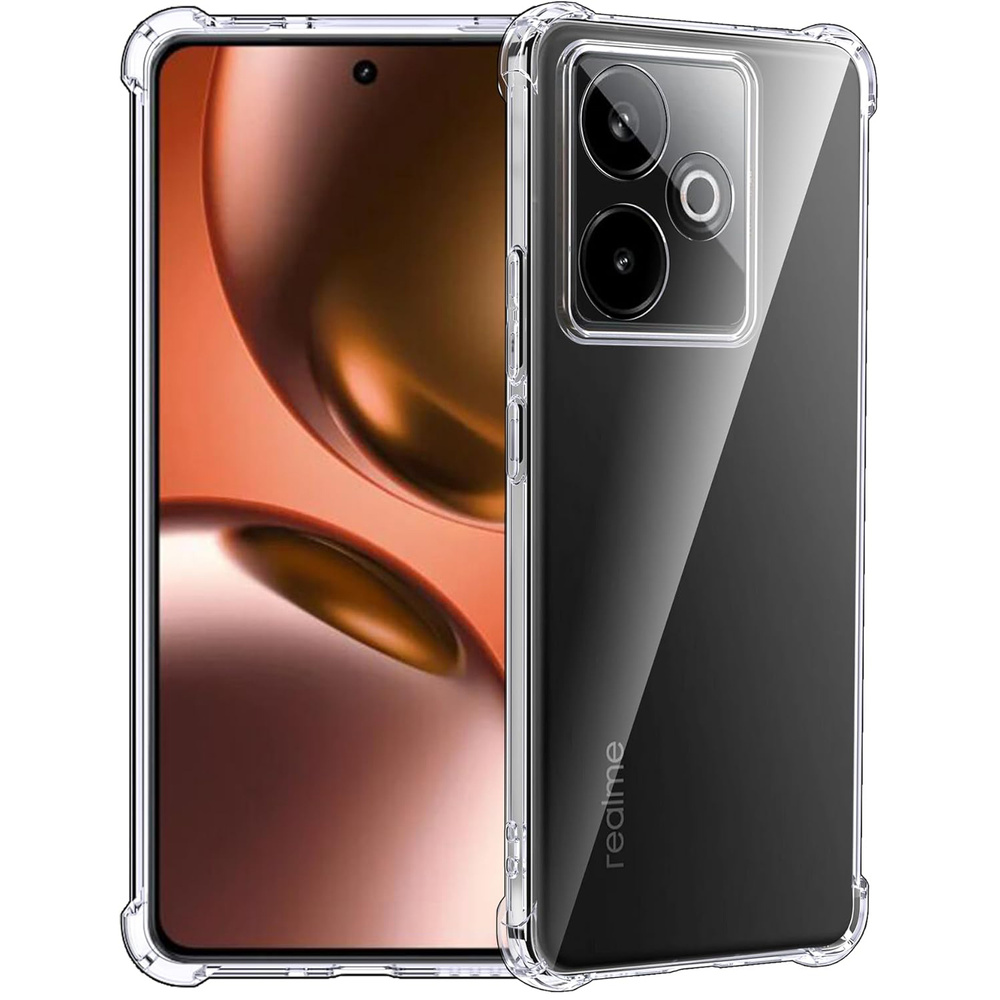 Schutzhülle Für Realme Gt 7 / 7t, Stoßfest, Transparent