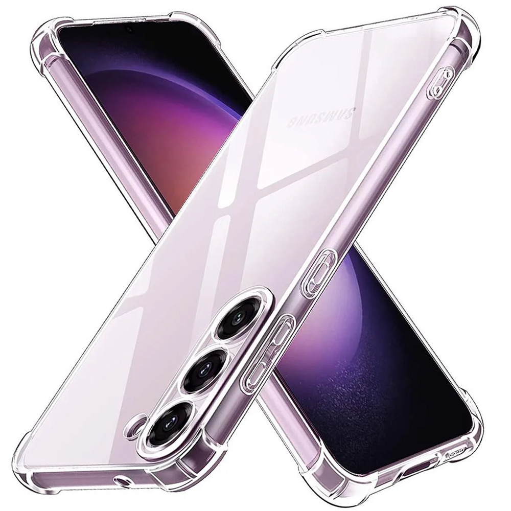 Schutzhülle Für Samsung Galaxy S23 Fe, Stoßfest, Transparent