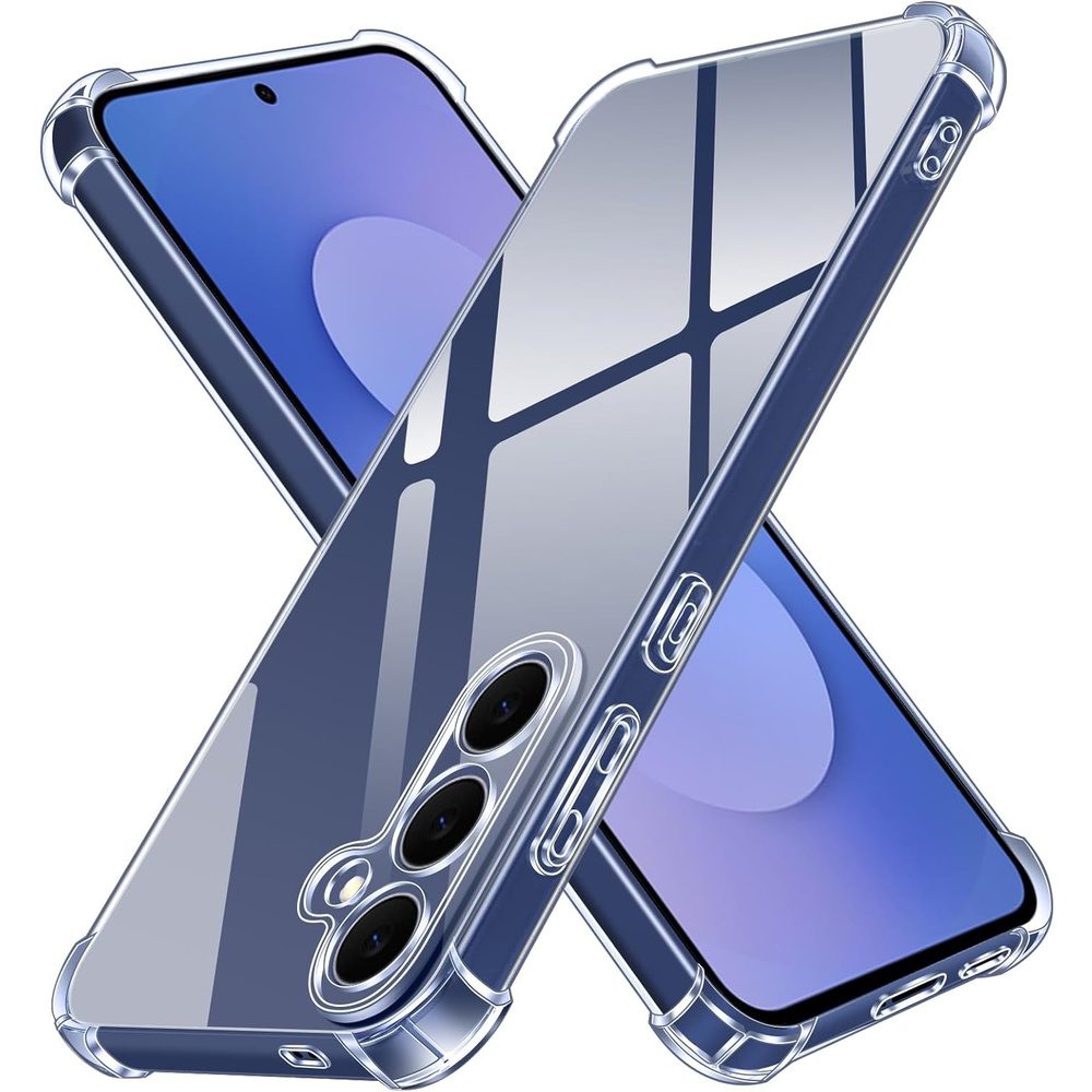 Schutzhülle Für Samsung Galaxy S25 Fe, Stoßfest, Transparent