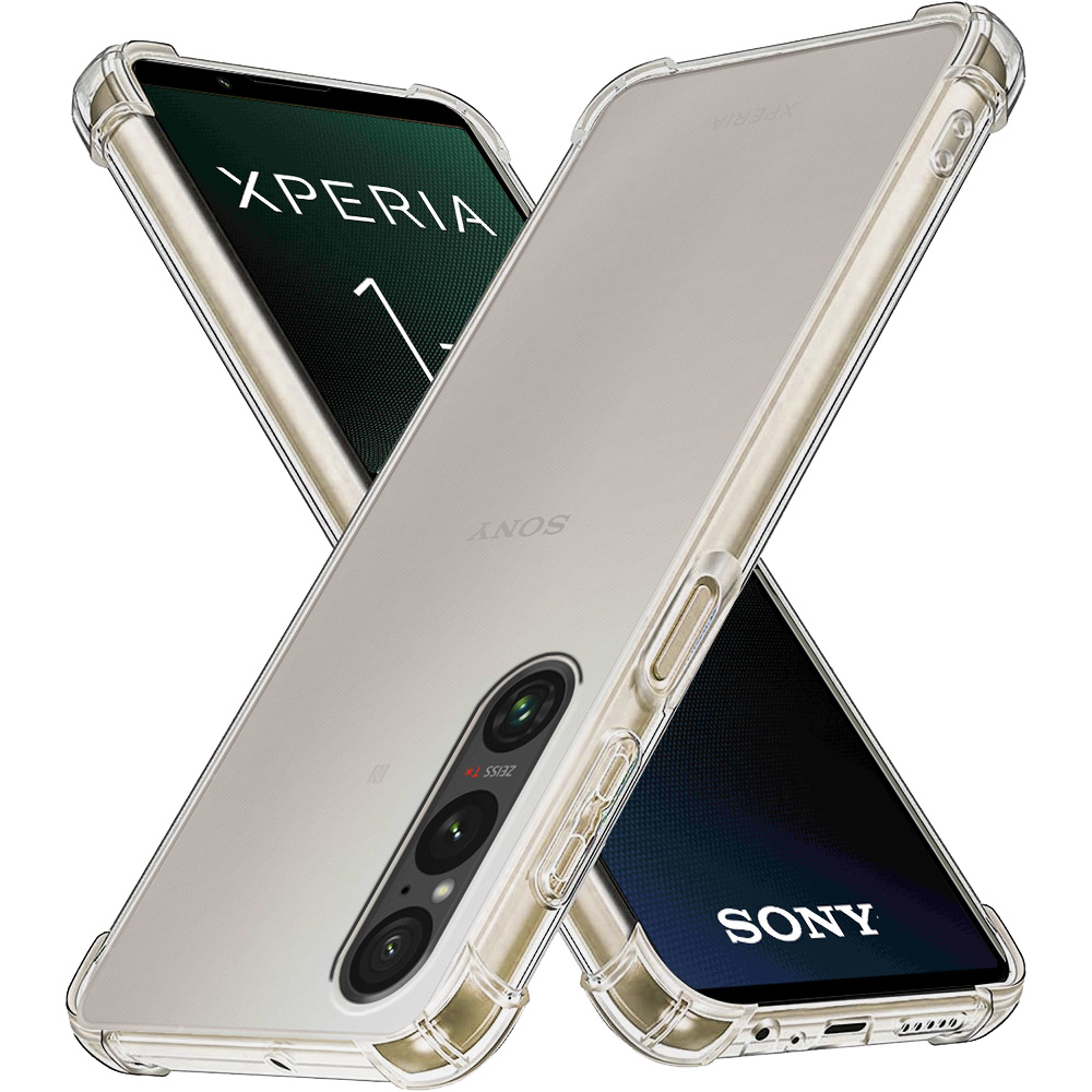 Schutzhülle Für Sony Xperia 1 V, Stoßfest, Transparent