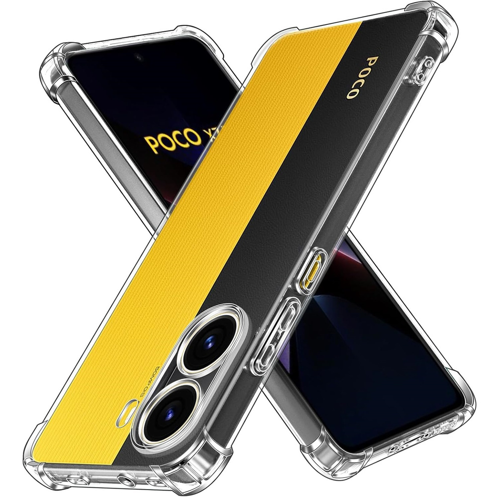 Schutzhülle Für Xiaomi Poco X7 Pro 5g, Stoßfest, Transparent