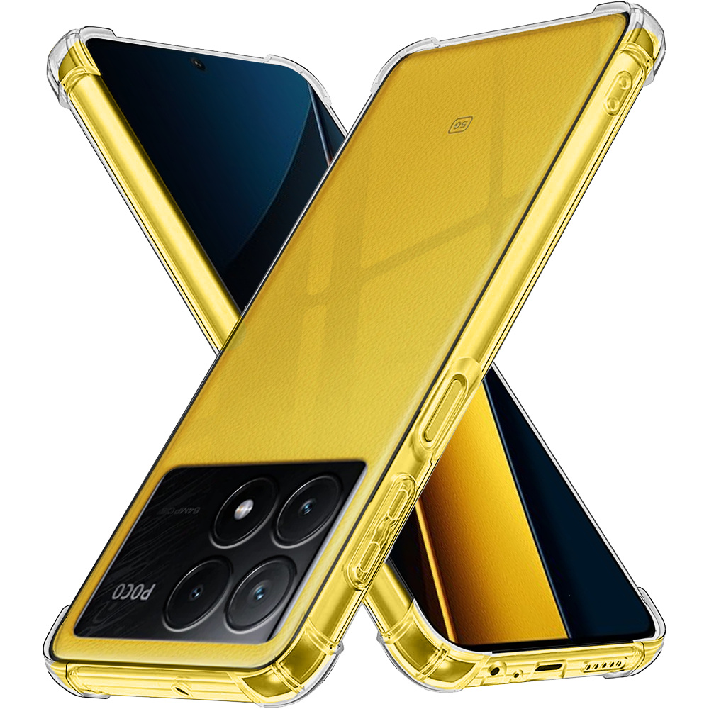Schutzhülle Für Xiaomi Poco X6 Pro 5g, Stoßfest, Transparent