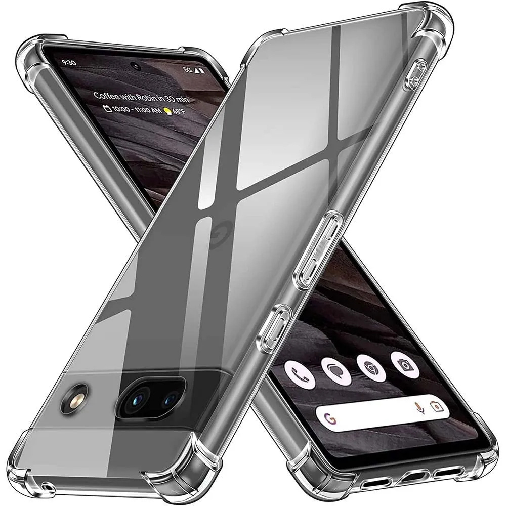 Google Pixel 8a Hülle, Stoßfest, Transparent