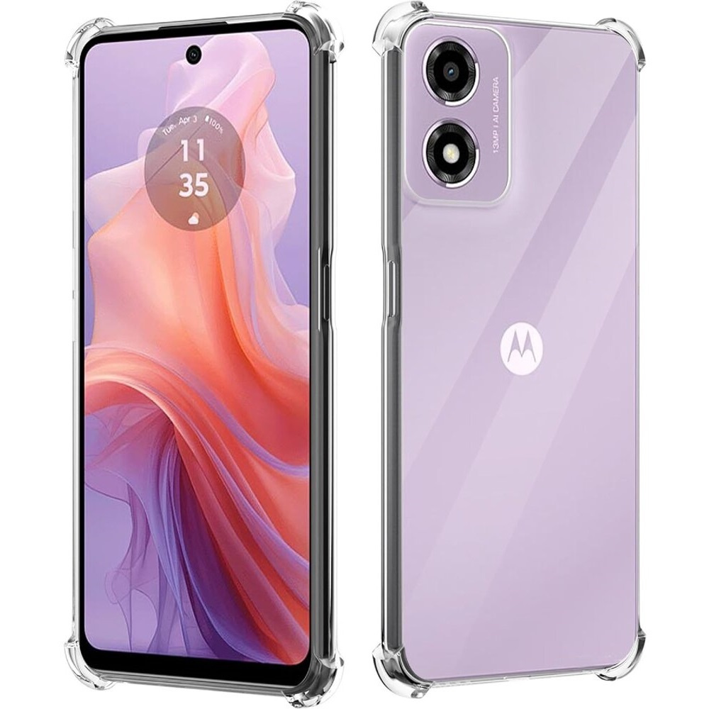 Schutzhülle Für Motorola Moto E14, Stoßfest, Transparent