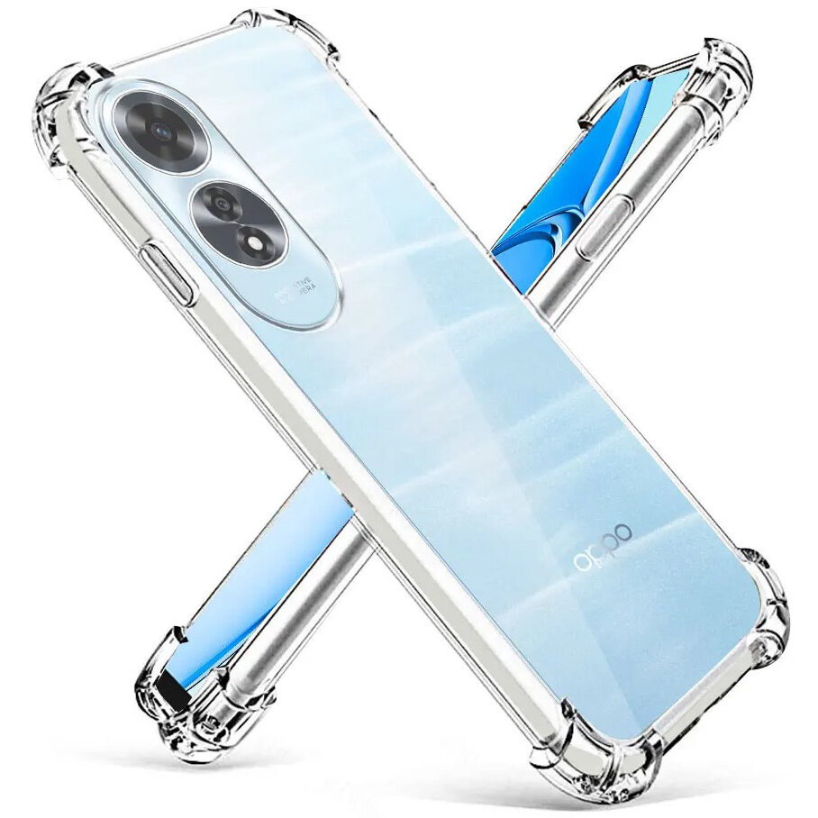 Oppo A60 Hülle, Stoßfest, Transparent