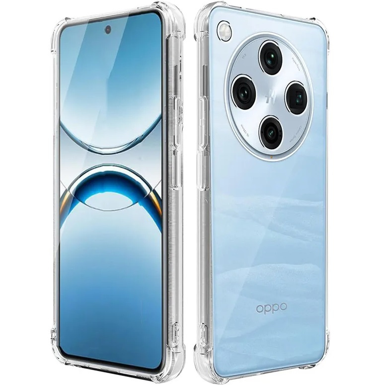 Oppo Find X8 Pro Hülle, Stoßfest, Transparent