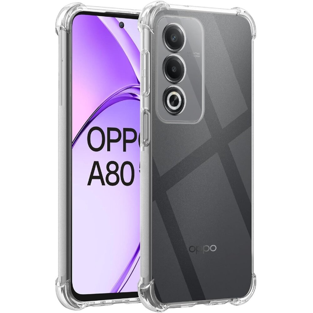 Oppo A80 Hülle, Stoßfest, Transparent