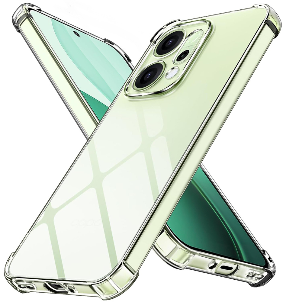 Oppo Reno 14 Hülle, Stoßfest, Transparent