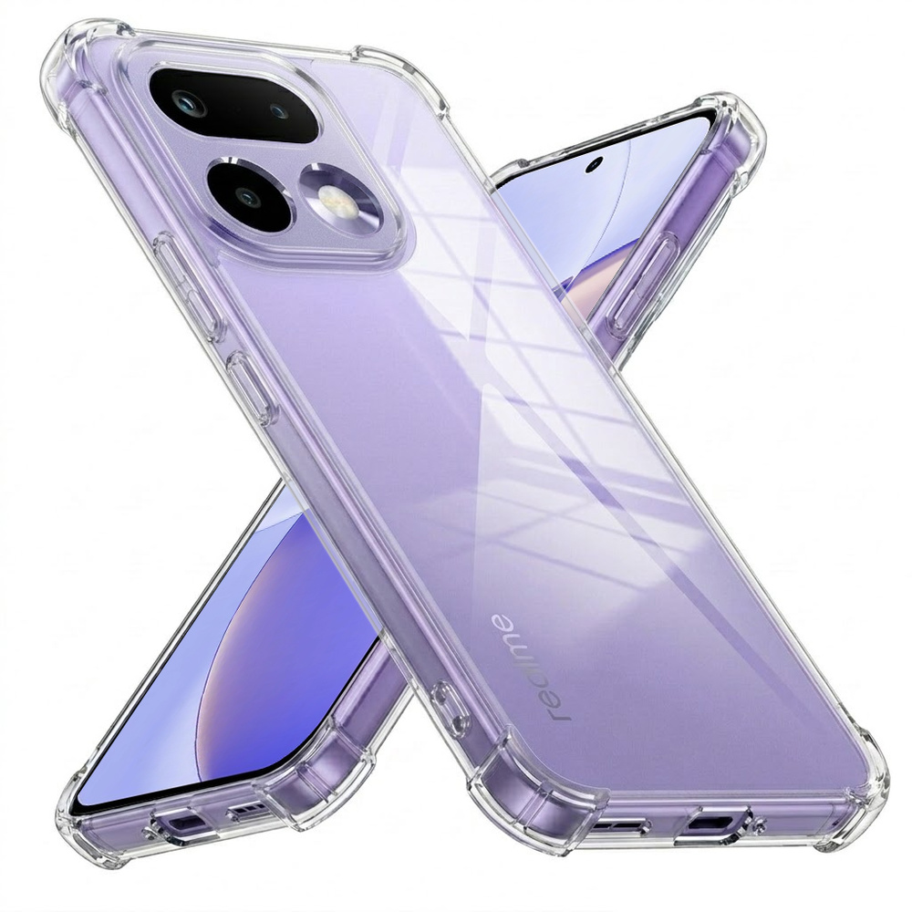Realme 16 Pro Plus Hülle, Stoßfest, Transparent