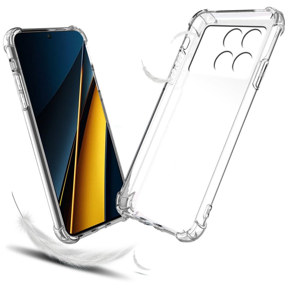 Schutzhülle Für Xiaomi Poco F6 Pro, Stoßfest, Transparent