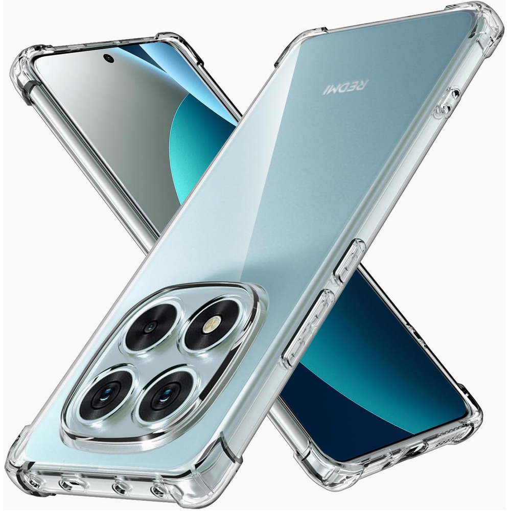 Schutzhülle Für Xiaomi Redmi Note 15 Pro 4g, Stoßfest, Transparent