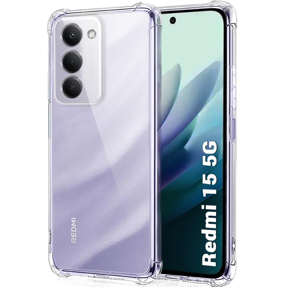 Schutzhülle Für Xiaomi Redmi 15 5g / 4g, Stoßfest, Transparent