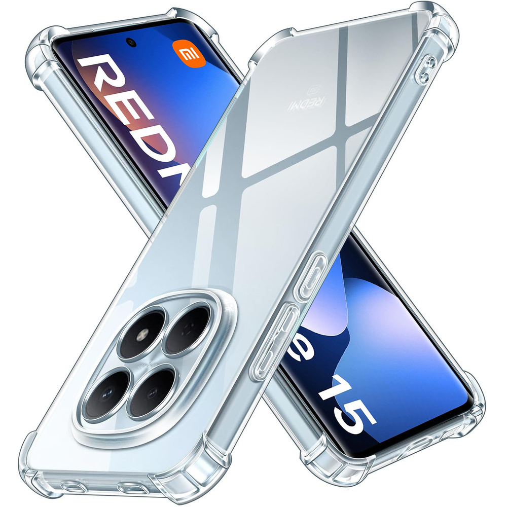 Schutzhülle Für Xiaomi Redmi Note 15 5g / Poco M8 5g, Stoßfest, Transparent