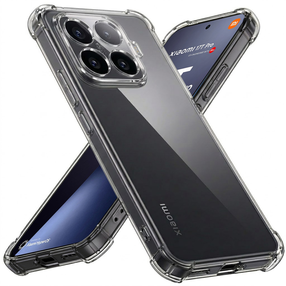 Schutzhülle Für Xiaomi 17t Pro, Stoßfest, Transparent