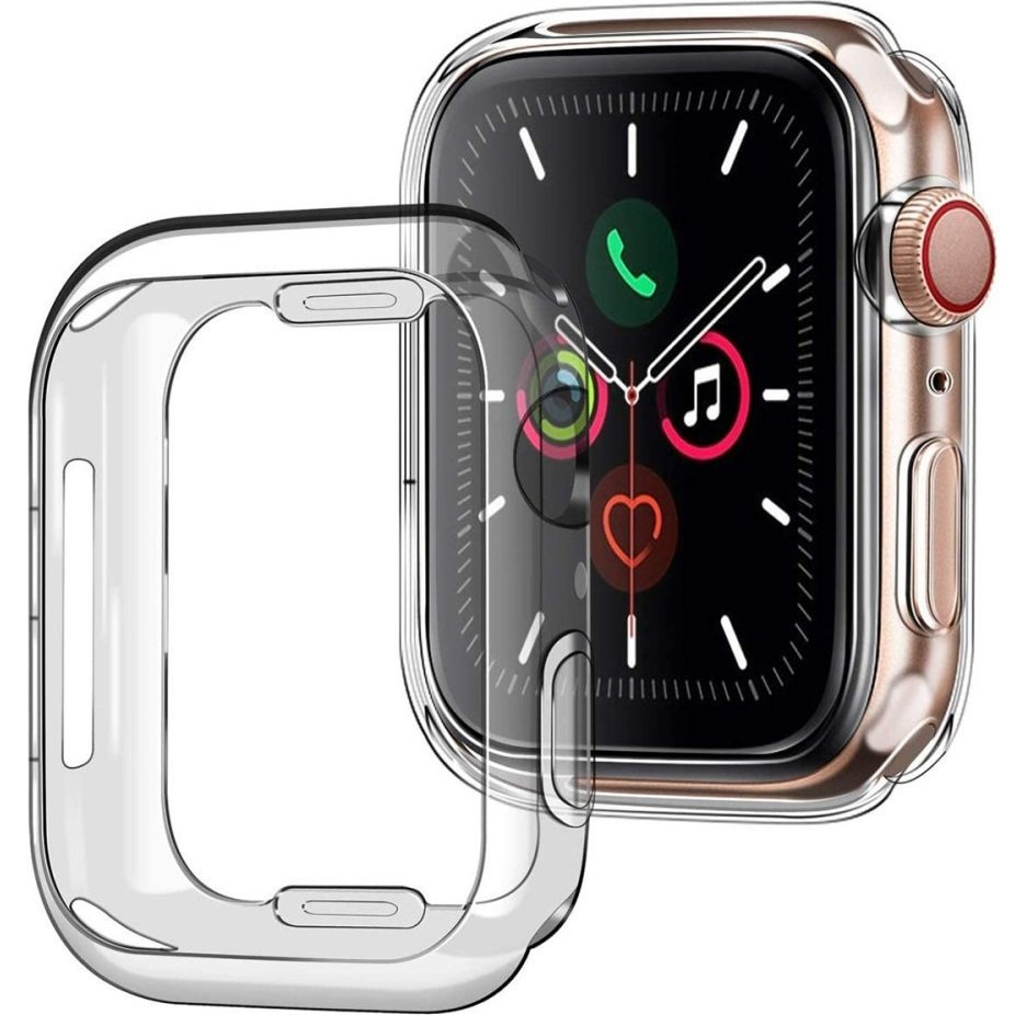 Tpu-hülle Für Apple Watch 7/8/9 45 Mm, Transparent