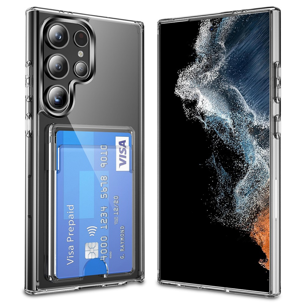 Transparente Hülle Für Samsung Galaxy S25 Ultra Mit Kartenfach