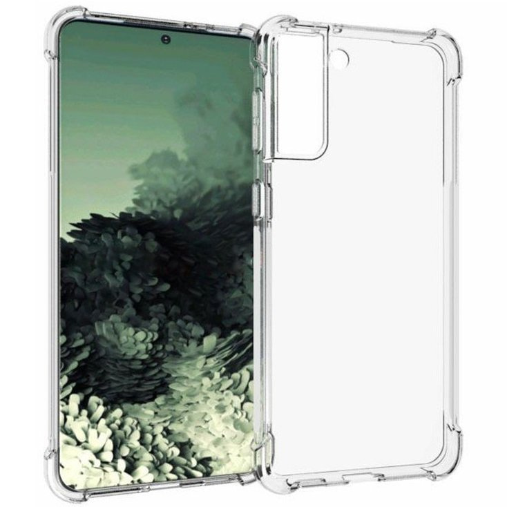 Set Aus Erbord Antidrop Hybrid-hülle Für Samsung Galaxy S21 Plus - Transparent + Folie