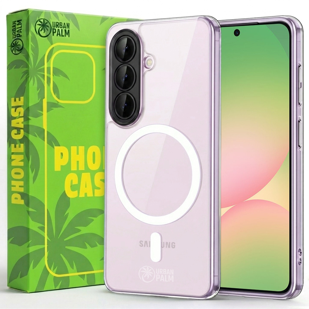 Urbanpalm Hülle Für Samsung Galaxy A56 5g, Für Magsafe, Transparent
