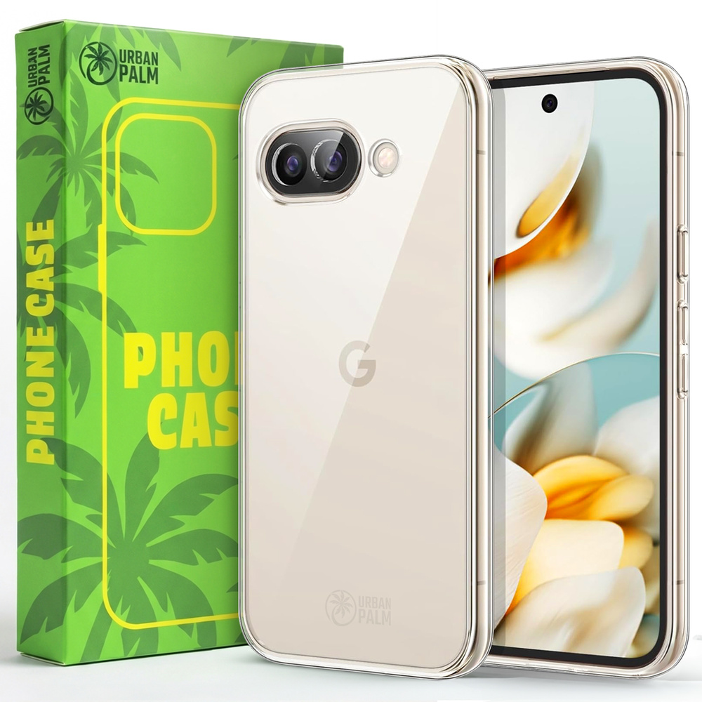 Urbanpalm Hülle Für Google Pixel 9a, Silikon, Transparent
