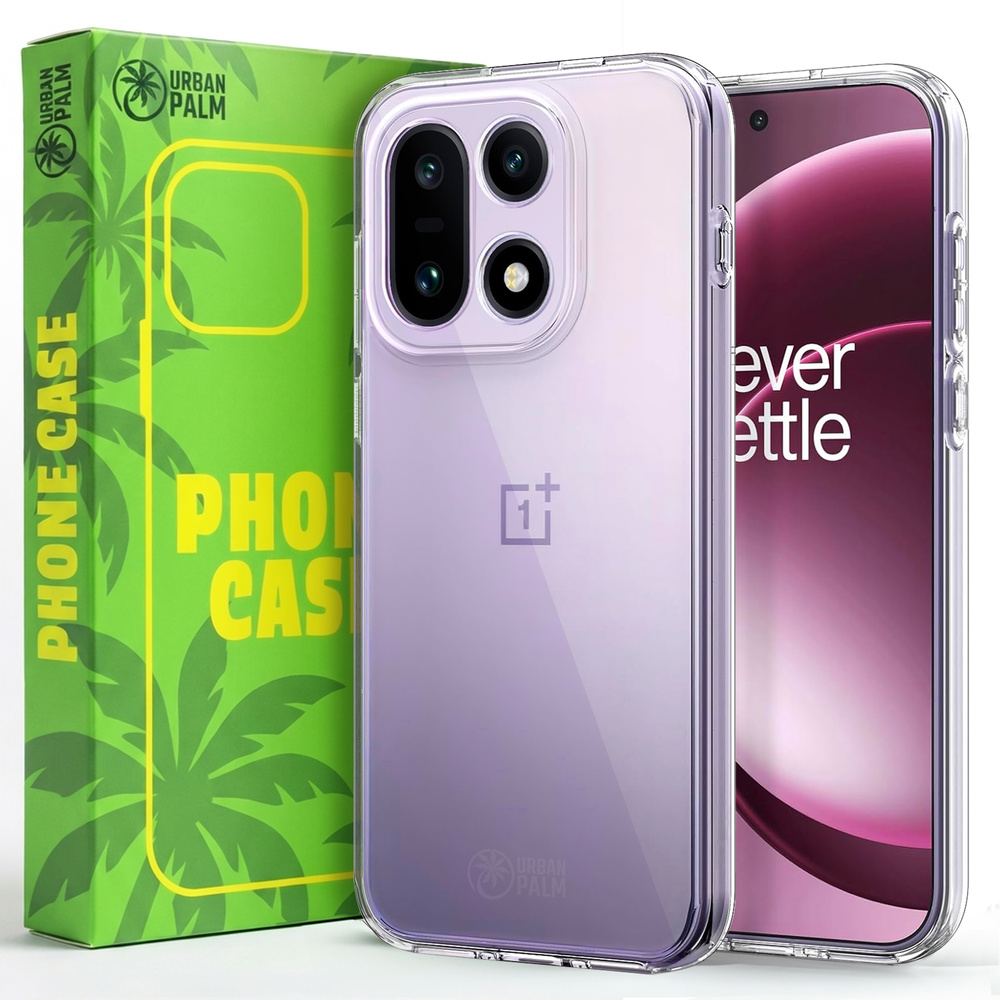 Urbanpalm Hülle Für Oneplus 15, Silikon, Transparent