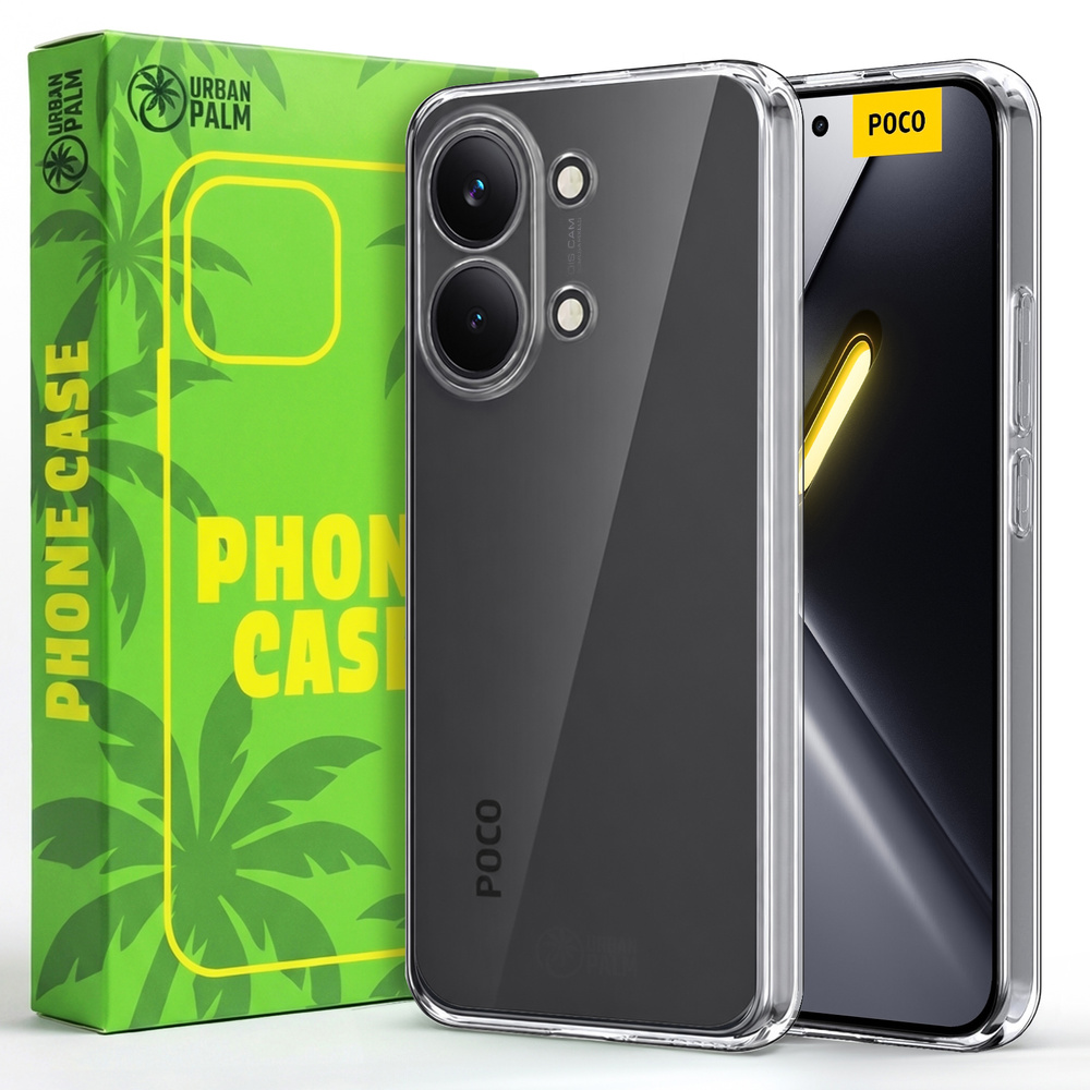 Urbanpalm Hülle Für Poco X8 Pro Max, Silikon, Transparent