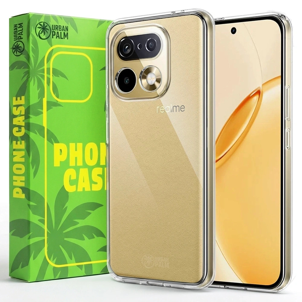 Urbanpalm Hülle Für Realme 16 Pro+ 5g, Silikon, Transparent
