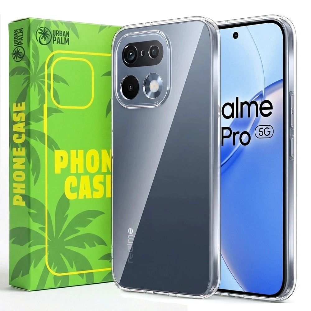 Urbanpalm Hülle Für Realme 16 Pro 5g, Silikon, Transparent