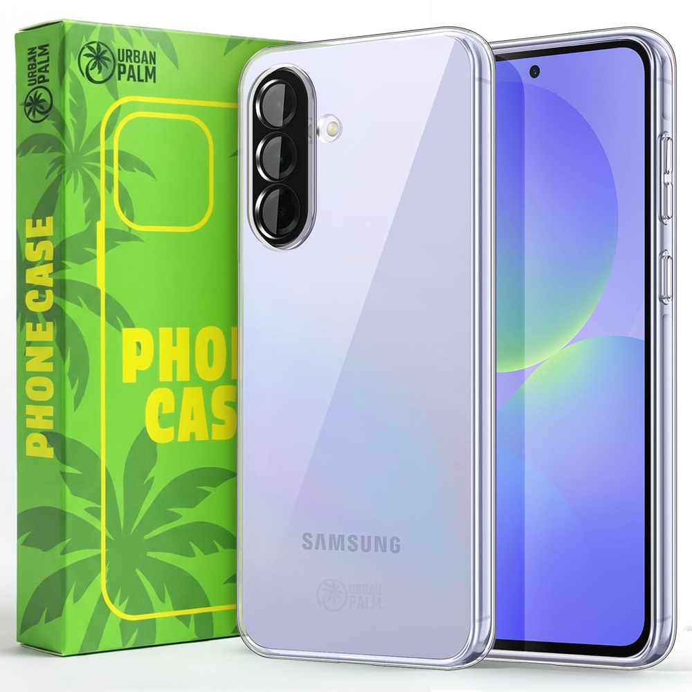 Urbanpalm Hülle Für Samsung Galaxy A36, Silikon, Transparent