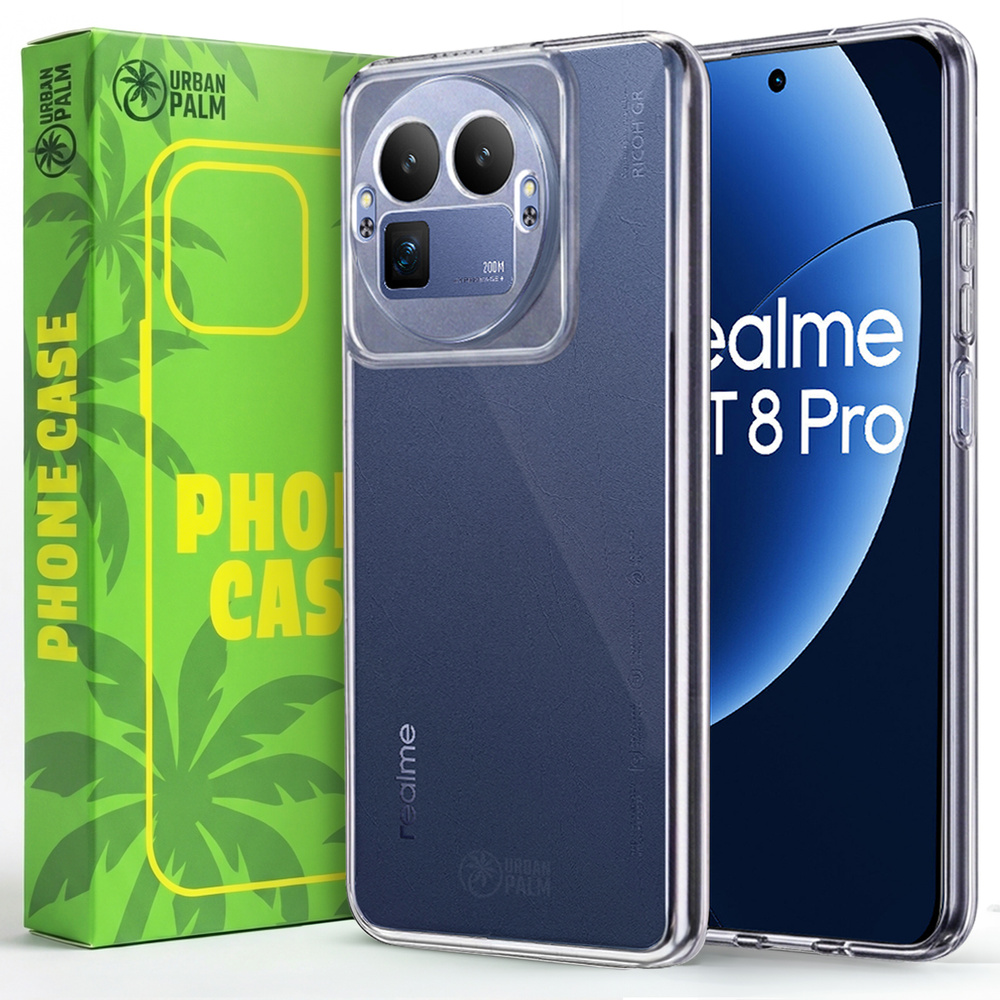 Urbanpalm Hülle Für Realme Gt 8 Pro, Silikon, Transparent