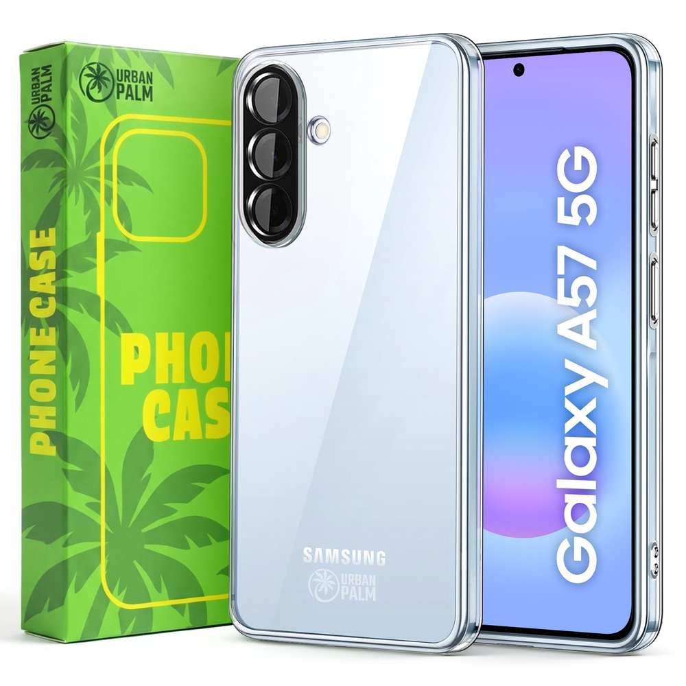 Urbanpalm Hülle Für Samsung Galaxy A57, Silikon, Transparent