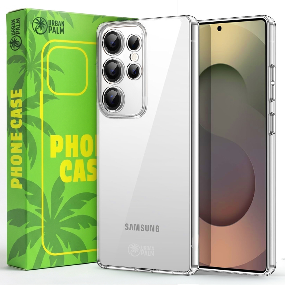 Urbanpalm Hülle Für Samsung Galaxy S25 Ultra, Silikon, Transparent