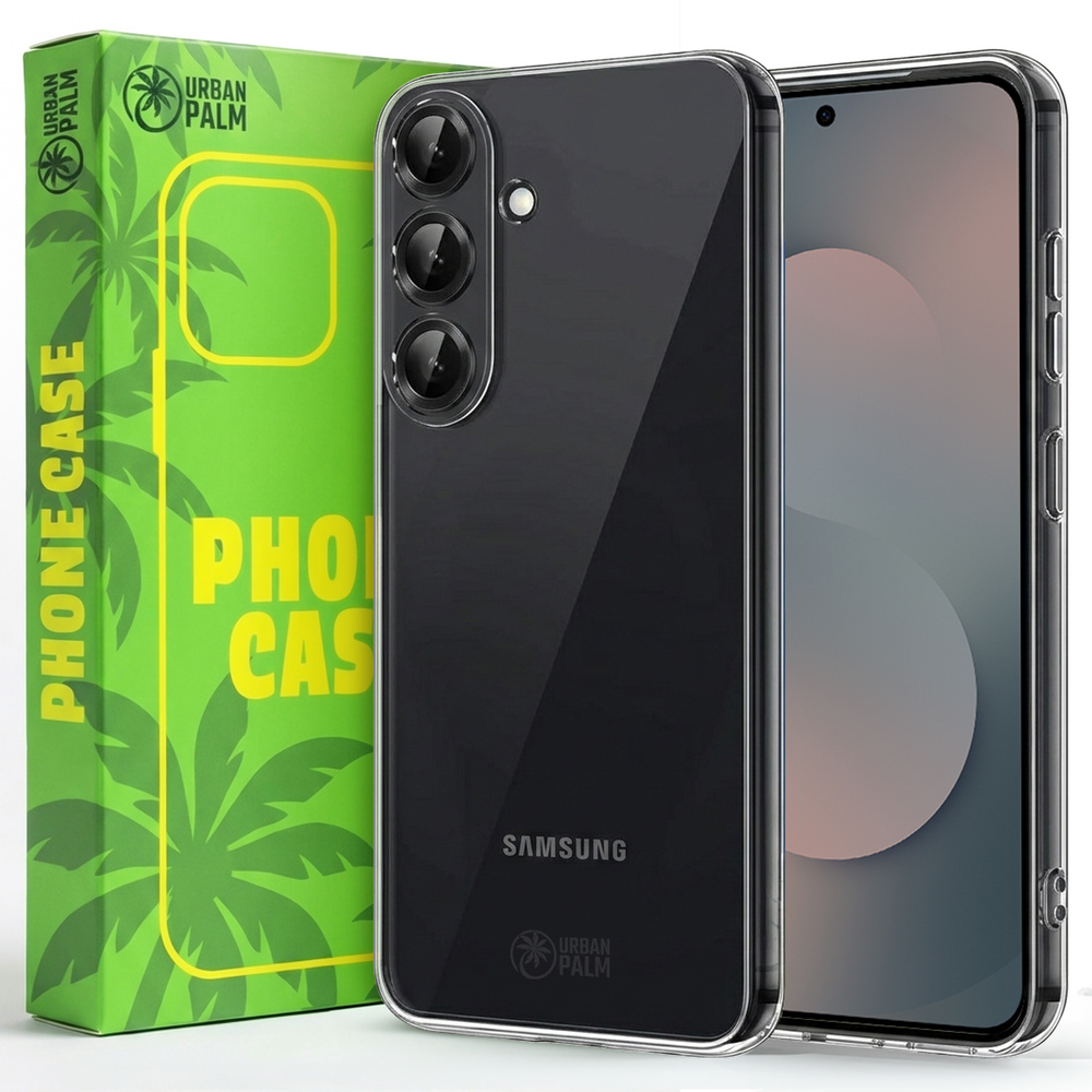 Urbanpalm Hülle Für Samsung Galaxy S25 Fe, Silikon, Transparent