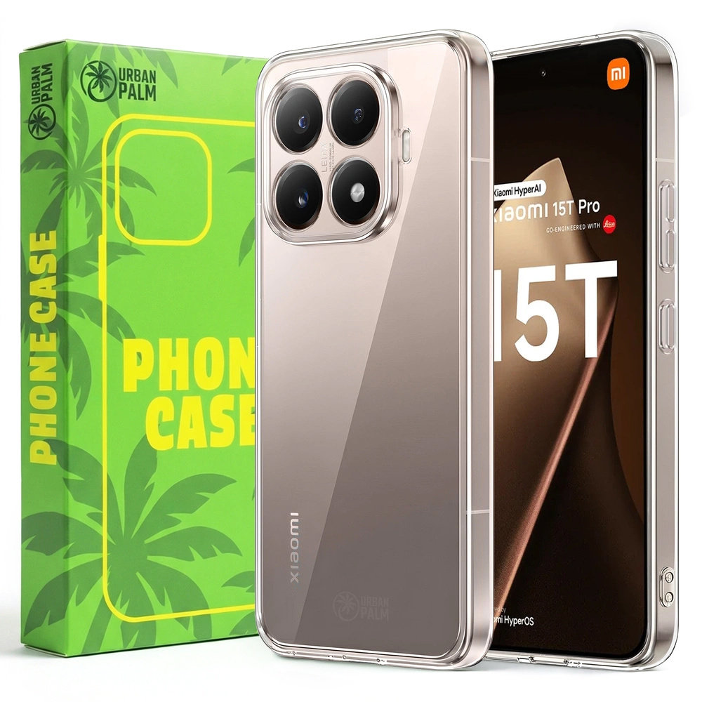 Urbanpalm Hülle Für Xiaomi 15t Pro, Silikon, Transparent