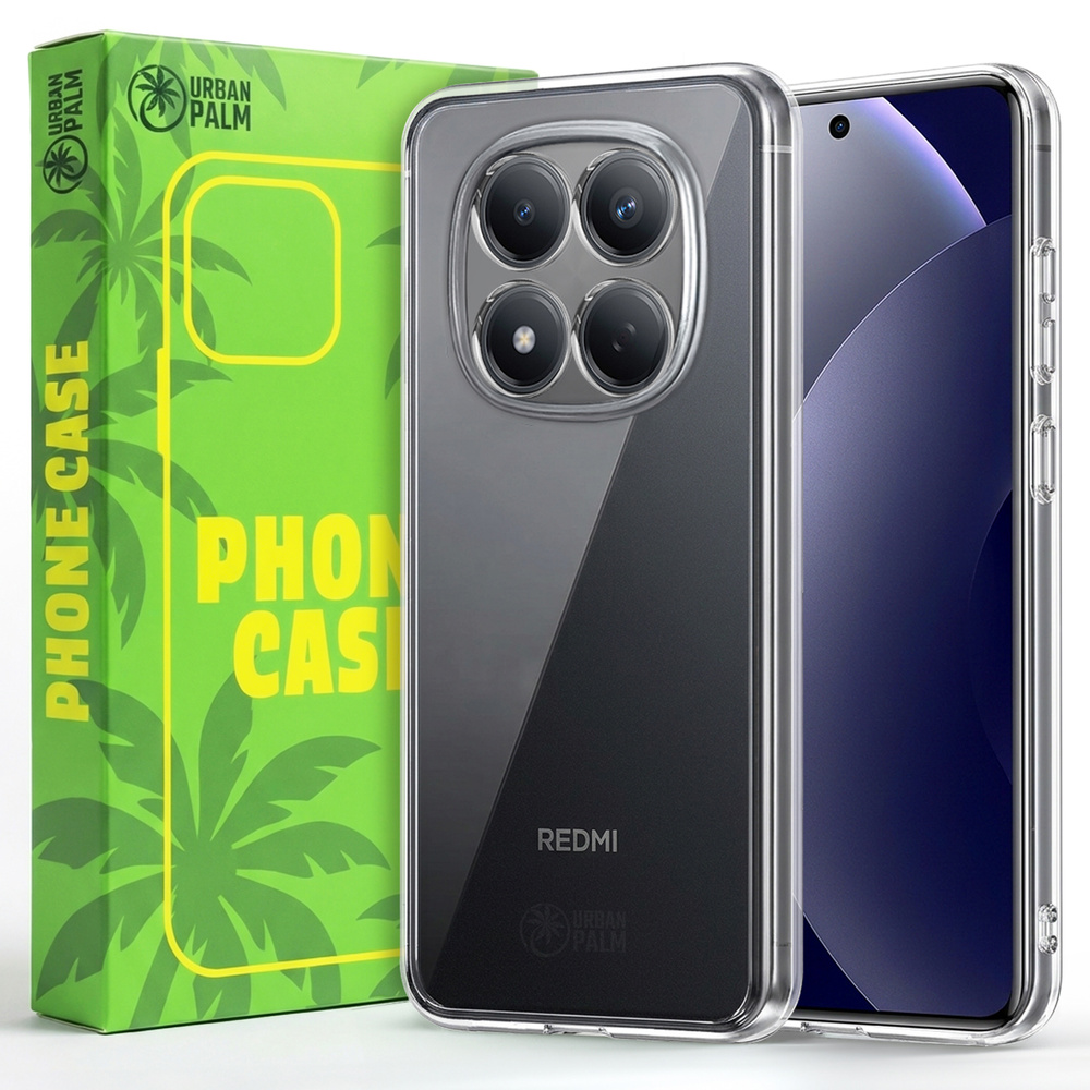 Urbanpalm Hülle Für Xiaomi Redmi Note 15 Pro 4g, Silikon, Transparent