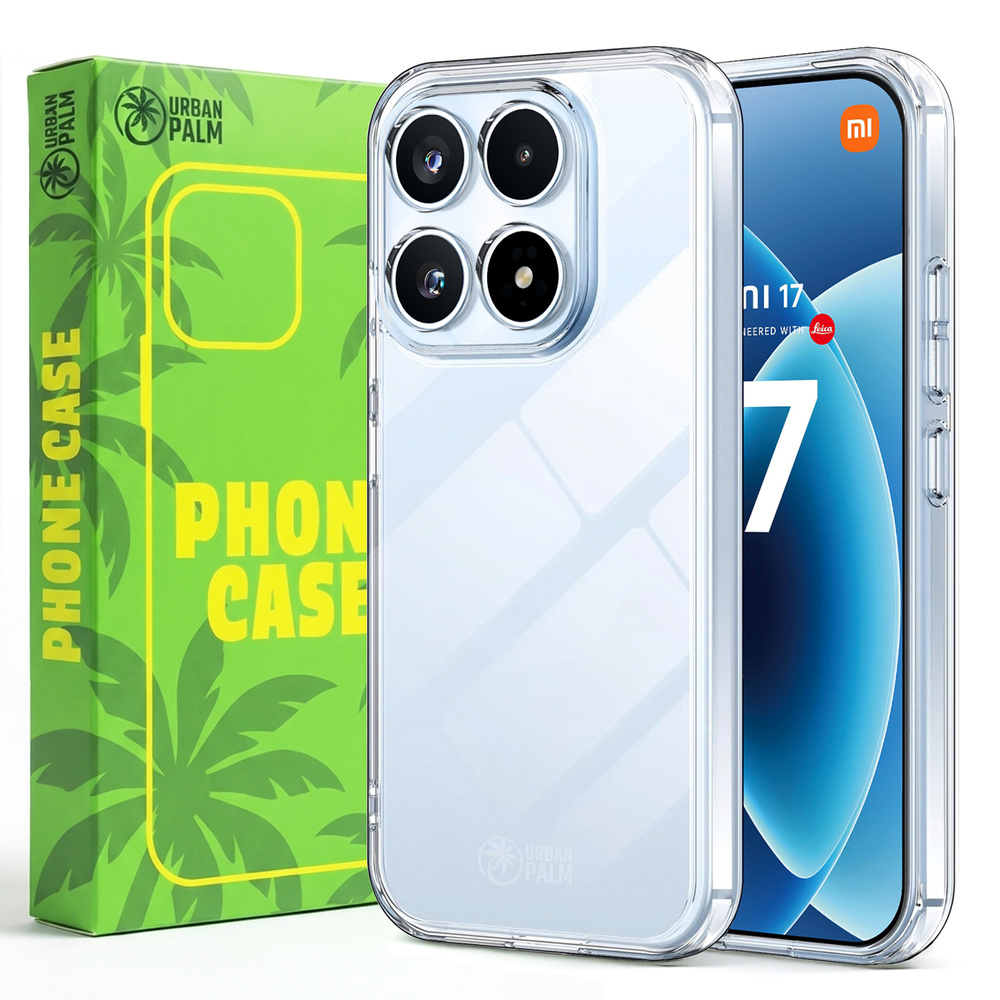 Urbanpalm Hülle Für Xiaomi 17, Silikon, Transparent