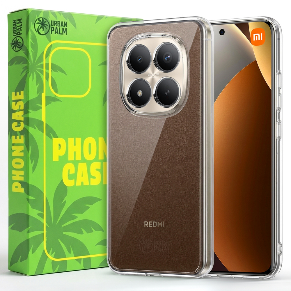 Urbanpalm Hülle Für Xiaomi Redmi Note 15 Pro+ 5g, Silikon, Transparent