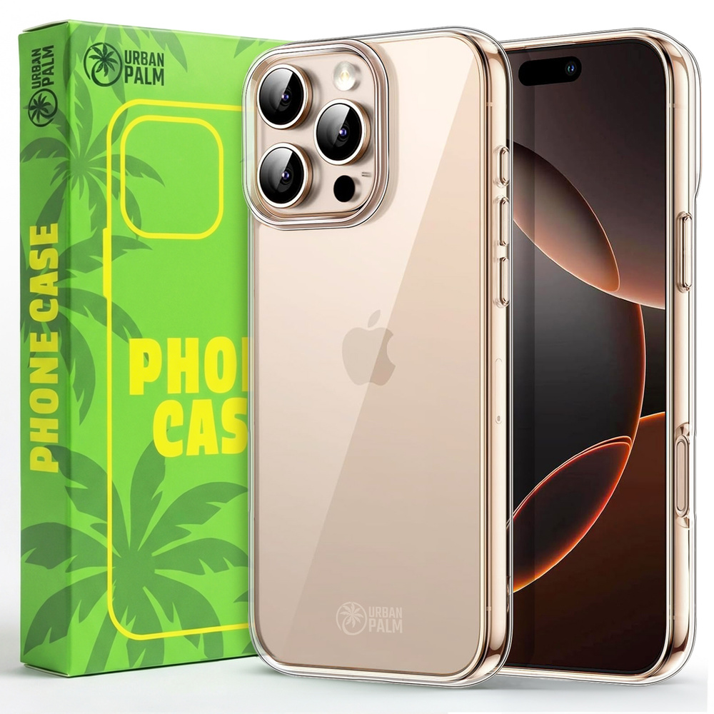 Urbanpalm Hülle Für Iphone 16 Pro Max, Silikon, Transparent