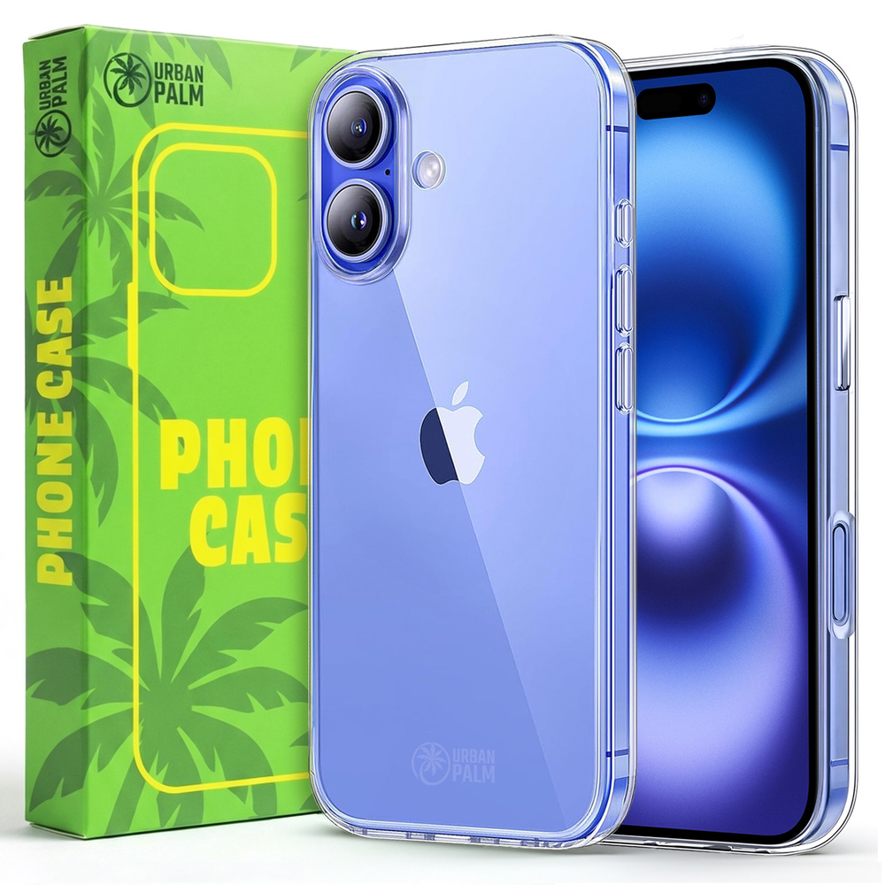 Urbanpalm Hülle Für Iphone 16, Silikon, Transparent